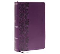 KJV Holy Bible: Large Print Single-Column with 43,000 End-of-Verse Cross References, Purple Leathersoft, Personal Size, Red Letter, Comfort Print: King James Version: Holy Bible, King James Version