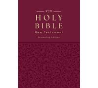 KJV Holy Bible: New Testament with Wide Margins for Journaling: Large Print Edition: Single-Column King James Version with Reading Plan and Note-Taking Space