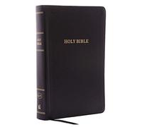 KJV Holy Bible: Personal Size Giant Print with 43,000 Cross References, Black Bonded Leather, Red Letter, Comfort Print (Thumb Indexed): King James Version: Holy Bible, King James Version