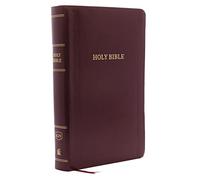 KJV Holy Bible: Personal Size Giant Print with 43,000 Cross References, Burgundy Leather-Look, Red Letter, Comfort Print: King James Version: Holy Bible, King James Version