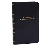 KJV Holy Bible: Pocket New Testament with Psalms and Proverbs, Black Leatherflex, Red Letter, Comfort Print: King James Version