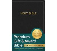 KJV Holy Bible: Premium Gift and Award Bible, Black Imitation Leather: King James Version Bible