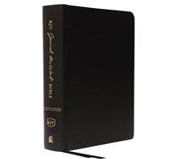 KJV, Journal the Word Bible, Hardcover, Black, Red Letter Edition, Comfort Print: Reflect, Journal, or Create Art Next to Your Favorite Verses [Idioma Inglés]