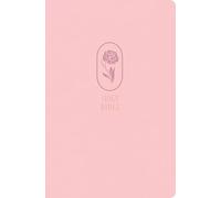 KJV Large Print Personal Size Reference Bible, Blush Pink Leathertouch
