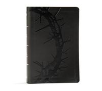 KJV Large Print Personal Size Reference Bible, Charcoal Leathertouch