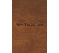 KJV New Testament: Brown Cover OpenDyslexic Font