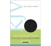 KJV New Testament with Psalms and Proverbs: King James Version, Black, Imitation Leather