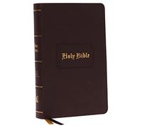 KJV, Personal Size Large Print Reference Bible, Vintage Series, Brown Leathersoft, Red Letter, Comfort Print: Holy Bible, King James Version
