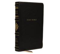 KJV, Personal Size Reference Bible, Sovereign Collection, Genuine Leather, Black, Red Letter, Comfort Print: Holy Bible, King James Version