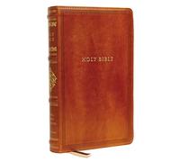 KJV, Personal Size Reference Bible, Sovereign Collection, Leathersoft, Brown, Red Letter, Thumb Indexed, Comfort Print: Holy Bible, King James Version