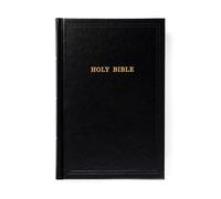 KJV Pew Bible, Black Hardcover: King James Version, Pew Bible, Black, Red Lettering