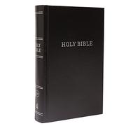 KJV, Pew Bible, Large Print, Hardcover, Black, Red Letter, Comfort Print: Holy Bible, King James Version