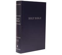 KJV, Pew Bible, Large Print, Hardcover, Blue, Red Letter, Comfort Print: Holy Bible, King James Version