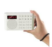 KJV - Reproductor de Biblia de audio para personas mayores y discapacitadas visuales, dispositivo electrónico de audio bíblico con conector para auriculares, botones grandes, Biblia parlante portátil