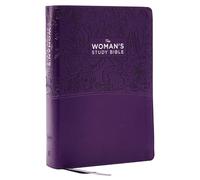 KJV, The Woman's Study Bible, Purple Leathersoft, Red Letter, Full-Color Edition, Comfort Print: Receiving God's Truth for Balance, Hope, and Transformation