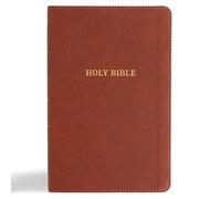 KJV Thinline Bible, Burnt Sienna Leathertouch