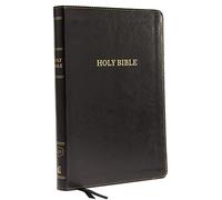KJV, Thinline Bible, Large Print, Leathersoft, Black, Red Letter Edition, Comfort Print: Holy Bible, King James Version [Idioma Inglés]
