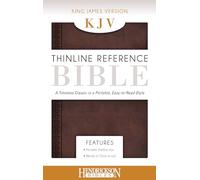 KJV Thinline Reference Bible Chestnut Brown: A Timeless Classic in a Portable, Easy-to-Read Style