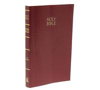 KJV, Vest Pocket New Testament, Leathersoft, Burgundy, Red Letter: Holy Bible, King James Version