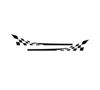 KJWPYNF para Mini Cooper R56 R57 R50 R52 R53 F55 F56 F57,Coche Puerta Lateral Falda Rayas Pegatinas Cuerpo Vinilo calcomanía