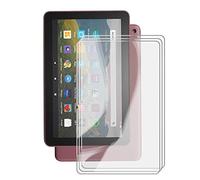 KJYF [3 Piezas] Protector de Pantalla Cristal Templado para Amazon Fire HD8 Plus 2020 11.00, Anti Dactilares Resistente Vidrio Templado,Cristal Vidrio Templado Protector