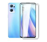 KJYF [3 Piezas] Protector de Pantalla Cristal Templado para OPPO Reno7 CPH2371 (6.43"), Anti Dactilares Resistente Vidrio Templado,Cristal Vidrio Templado Protector