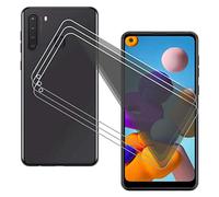KJYF [3 Piezas] Protector de Pantalla Cristal Templado para Samsung Galaxy A21 (6.5 Pulgadas), Anti Dactilares Resistente Vidrio Templado,Cristal Vidrio Templado Protector