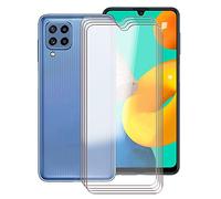 KJYF [4 Piezas] Protector de Pantalla Cristal Templado para Samsung Galaxy M22 (6.4"), Anti Dactilares Resistente Vidrio Templado,Cristal Vidrio Templado Protector