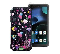 KJYF - Carcasa para Blackview BV8800 (6,58"), color negro con tapa antigolpes de silicona ultra fina, mate, antiarañazos, flexible, TPU funda para Blackview BV8800 - Balón romántico