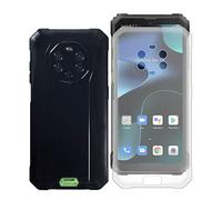 KJYF - Carcasa para Blackview BV8800 (6,58"), color negro con tapa antigolpes de silicona ultra fina mate antiarañazos flexible TPU funda funda para Blackview BV8800 - negro+claro