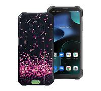 KJYF - Carcasa para Blackview BV8800 (6,58"), color negro con tapa antigolpes de silicona ultra fina, mate, antiarañazos, flexible, TPU funda para Blackview BV8800, color rojo