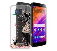 KJYF - Carcasa para BLU View 1 (5.5"), delgada, resistente a los arañazos, protección de la casa, transparente de silicona TPU cubierta de la funda, funda del teléfono para BLU View 1 - WM49