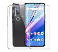 KJYF Funda para BLU G91 Pro (6.7"), Premium Gel Protector Bumper Caso Case, Transparente Silicona Suave TPU Carcasa, Anti-Arañazos Funda para BLU G91 Pro - [2 Piezas]