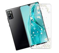 KJYF Funda para Cubot P50 (6,22"), Premium Gel Protector Bumper Caso Case, Transparente Silicona Suave TPU Carcasa, Anti-Arañazos Funda para Cubot P50 - Flor romantica