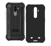 KJYF Funda para Doogee S58 Pro (5.71"), Premium Anti Deslizamiento Caso Case Cover Negro Silicona Suave TPU Carcasa Gel Fina de Fundas - Negro