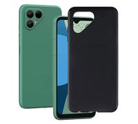 KJYF Funda para Fairphone 4 (6.3 Pulgadas), Negro Matte Suave TPU Case Caso, Anti-Arañazos Moda Silicona Protección Carcasa Funda para Fairphone 4 - Minimalista