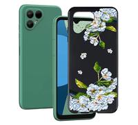 KJYF Funda para Fairphone 4 (6.3 Pulgadas), Negro Matte Suave TPU Case Caso, Anti-Arañazos Moda Silicona Protección Carcasa Funda para Fairphone 4 - XT18