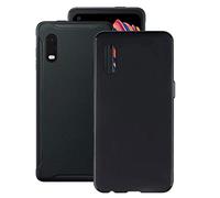 KJYF Funda para Samsung Galaxy Xcover Pro (6.30"), Premium Anti Deslizamiento Caso Case Cover Negro Silicona Suave TPU Carcasa Gel Fina de Fundas - Negro