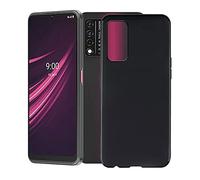 KJYF Funda para T-Mobile REVVL V+ 5G (6.82"), Fundas Negro Premium Anti Deslizamiento Cover Caso Suave Silicona TPU Carcasa para T-Mobile REVVL V+ 5G - Negro