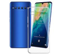KJYF Funda para TCL 10 Plus (6.47"), Premium Gel Protector Bumper Caso Case, Transparente Silicona Suave TPU Carcasa, Anti-Arañazos Fina Fundas para TCL 10 Plus - Transparente