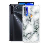 KJYF Funda para TCL 20 SE (6.82"), Premium Gel Protector Bumper Caso Case, Transparente Silicona Suave TPU Carcasa, Anti-Arañazos Fina Fundas para TCL 20 SE - Canica