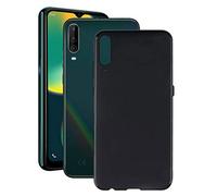 KJYF Funda para Wiko View4 Lite (6.52"), Premium Anti Deslizamiento Caso Case Cover Negro Silicona Suave TPU Carcasa Gel Fina de Fundas para Wiko View4 Lite - Negro