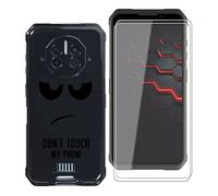KJYF para Doogee V10 5G Funda + 2 Piezas Cristal Templado, Negro Suave Silicona Cover TPU Carcasa Case Vidrio Templado Protector para Doogee V10 5G (6,39") - No toques