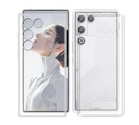 KJYFOANI 2 Piezas Vidrio Templado+Funda para ZTE Nubia RedMagic 11 Air Cover (6.85")- Protector de Pantalla Cristal, Clear Suave Silicona TPU Case Anti-Arañazos, Antigolpes Carcasa - Transparent