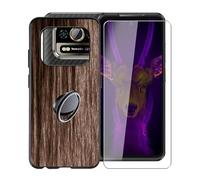 KJYFOANI Funda + 1 Piezas Cristal Templado para Ulefone Armor 25T Pro (6.78"), con Otación de 360° Anillo Función de Soporte Carcasa + Protector Pantalla para Ulefone Armor 25T Pro - XV22