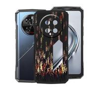 KJYFOANI Funda Compatible con Doogee V40 Pro (6.78 Pulgadas), Ultra Delgado Suave Silicona TPU Case, Anti-Rasguño Protector Estuche, Negro Anti-Choques Bumper Carcasa - Sombra