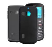 KJYFOANI Funda Negro para Doro 1880 4G (2.40 Pulgadas), Ultra Delgado Suave Silicona TPU Case, Anti-Rasguño Protector Estuche, Anti-Choques Carcasa para Doro 1880 4G - Minimalista