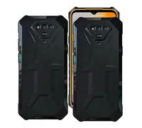KJYFOANI Funda Negro para Ulefone Armor X13 (6.52"), Ultra Delgado Suave Silicona TPU Case, Anti-Rasguño Protector Estuche, Anti-Choques Carcasa para Ulefone Armor X13 - [2 Paquetes]