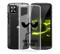 KJYFOANI Funda para Crosscall Core M6E (5.99"), Ultrafino TPU Estuche Protector, Transparente Bumper Cover Suave Silicona Case, Anti-Arañazos Cáscara para - No me toques