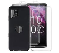 KJYFOANI Funda para Crosscall Stellar M6 (6.1") con 2 Piezas Vidrio Templado Película Protectora, Ultra Delgado Suave Silicona TPU Case - Antirasguño Estuche Protector Carcasa